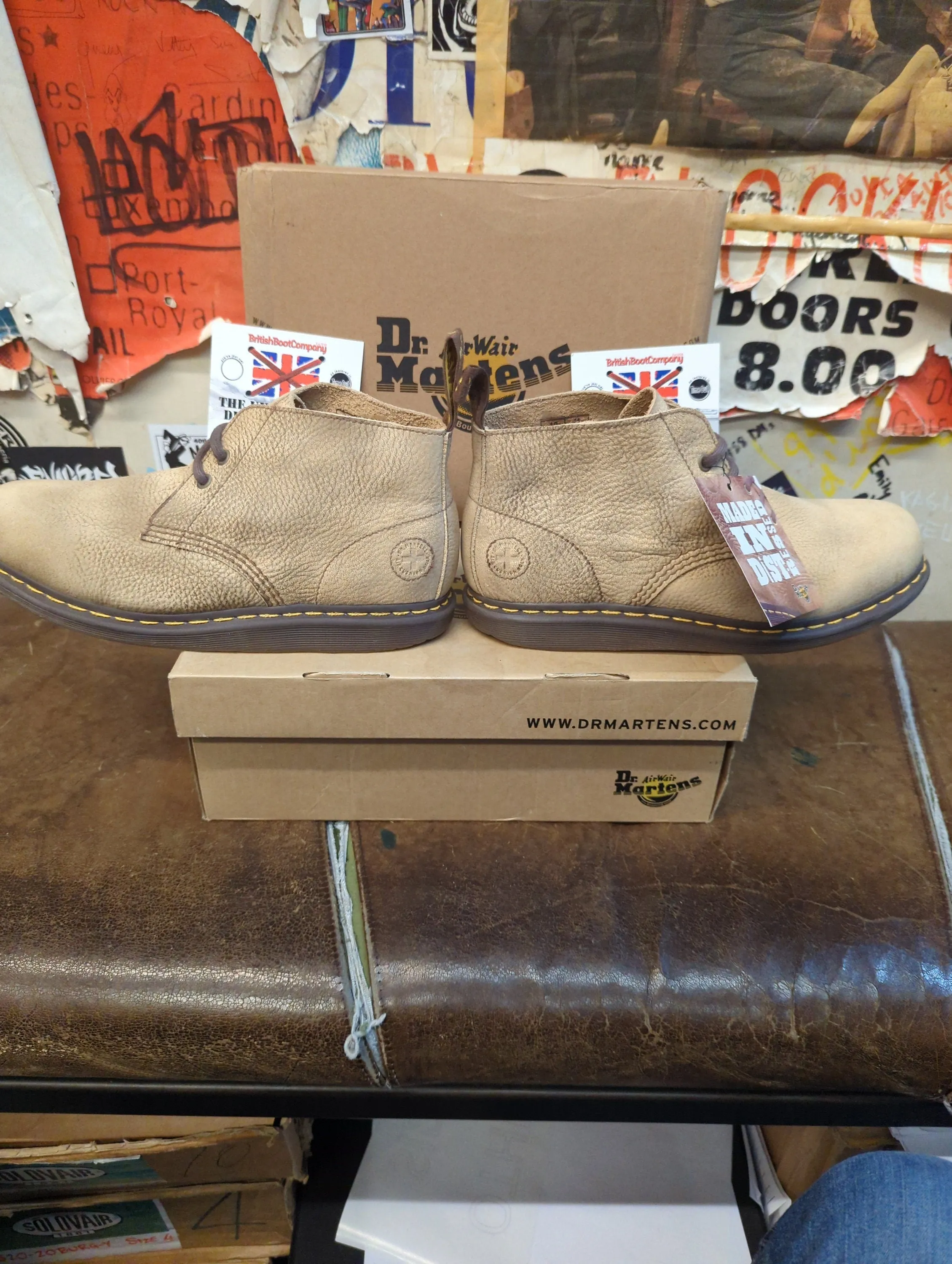 Dr Martens Manton Tan Lasso Various Sizes