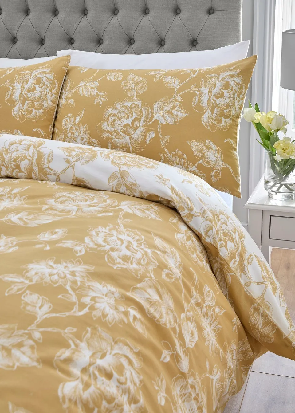 Dreams & Drapes Design Mishka Gold Duvet Cover Set