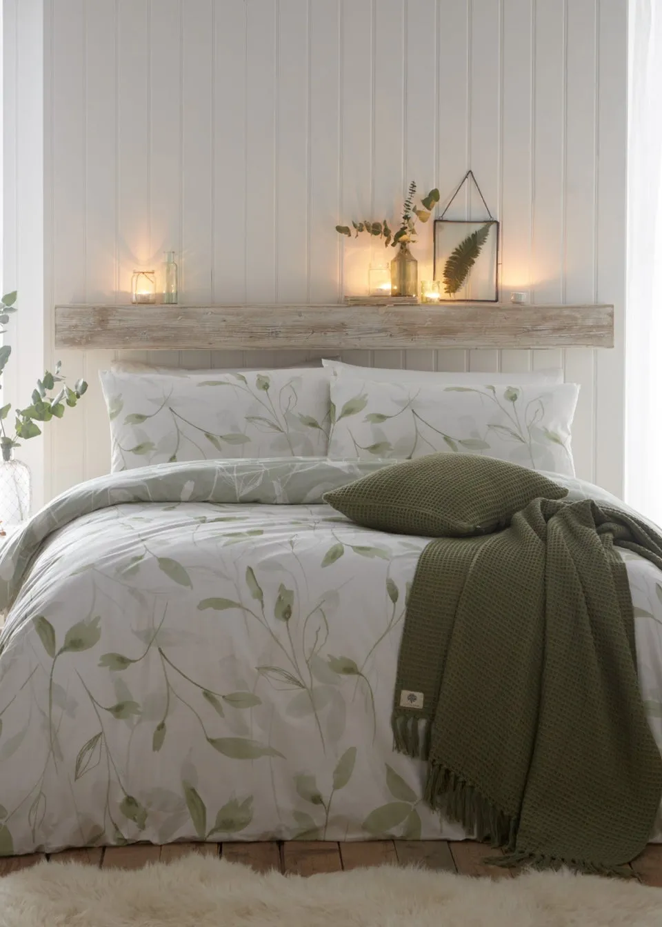 Drift Home Eliza Green Duvet Cover Set