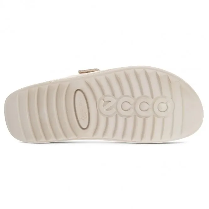 Ecco  Womens 2nd Cozmo W Flat Limestone Sandals 206823-02378