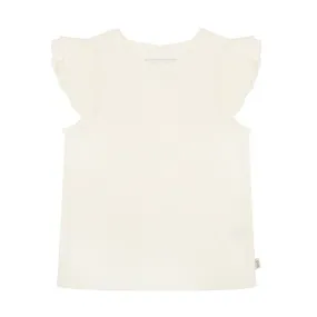 Elsa Flutter Tank in Angel White