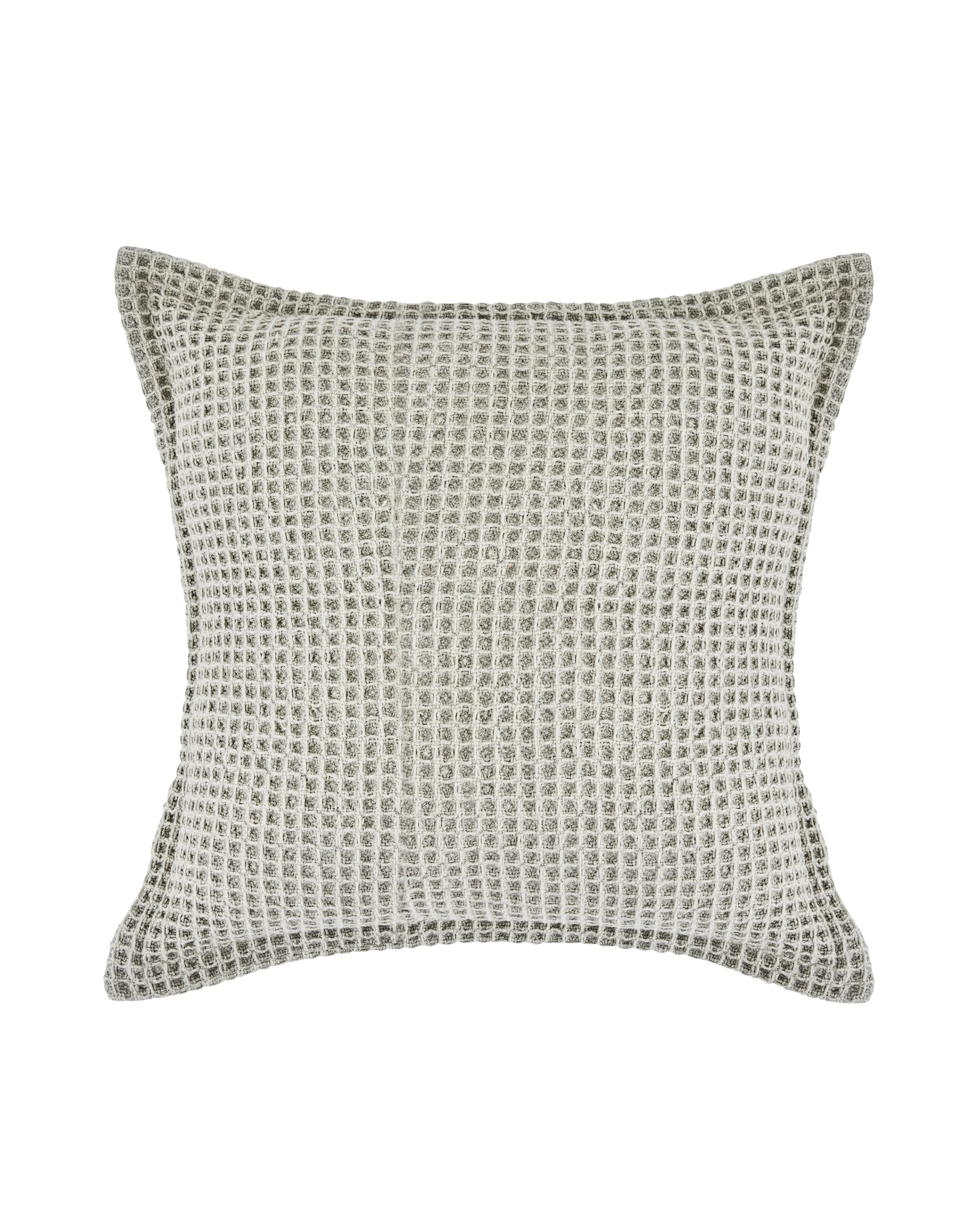 Everyday Cotton Waffle Pillow, Sky