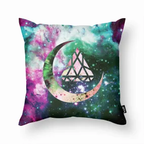 EXOTIC MOON THROW PILLOW