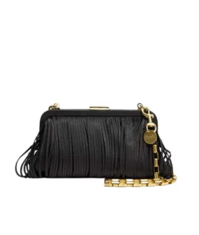 Fran Fran Luxe Goat Bag - Black 