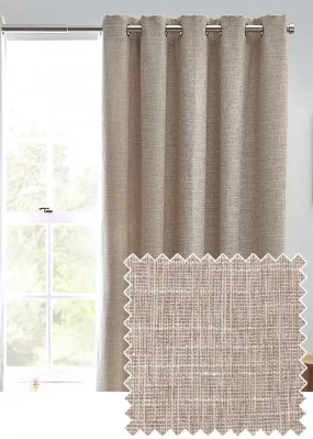 furn. Eliana Textured Slub Eyelet Curtains