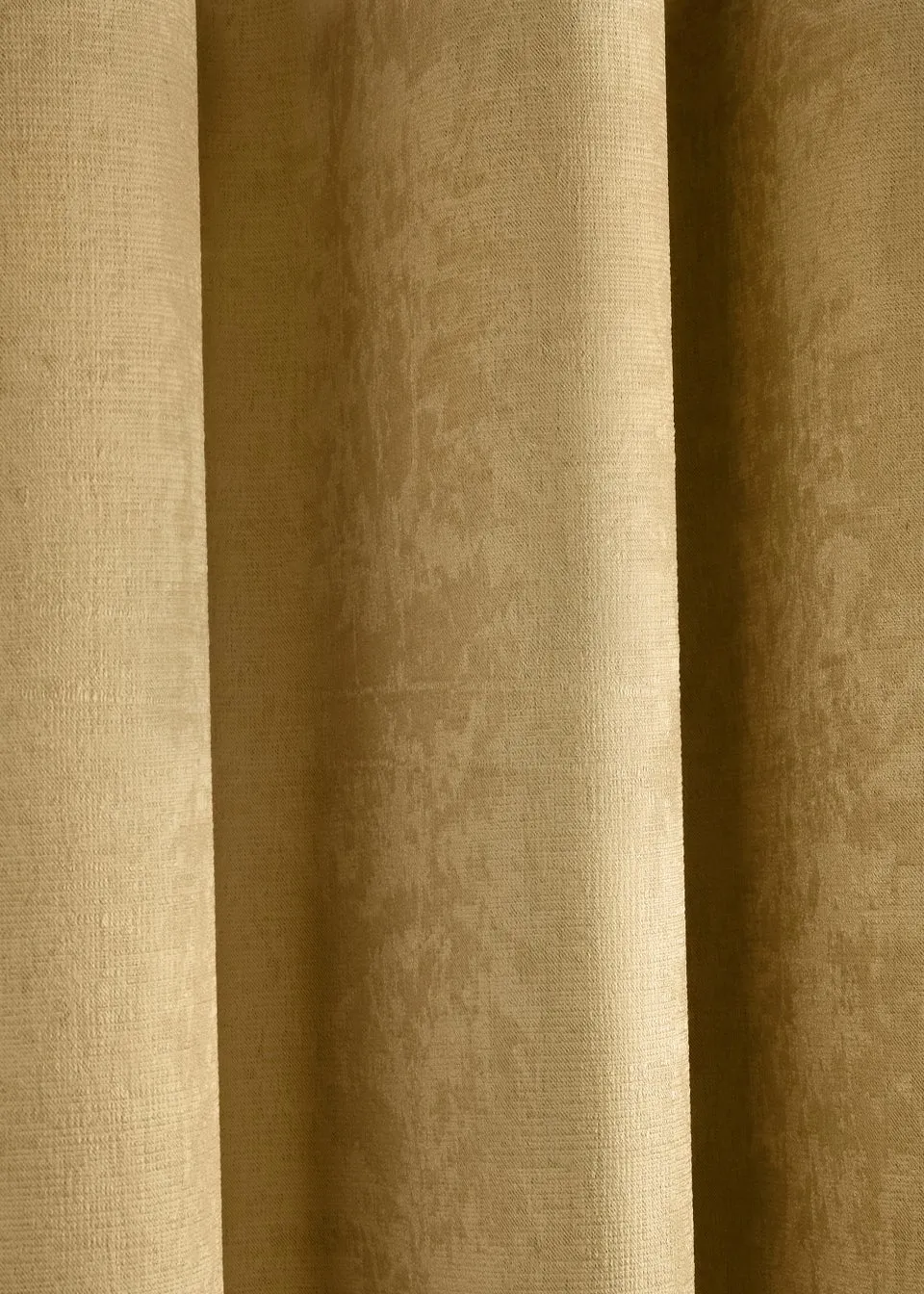 Fusion Strata Dimout Yellow Eyelet Curtains