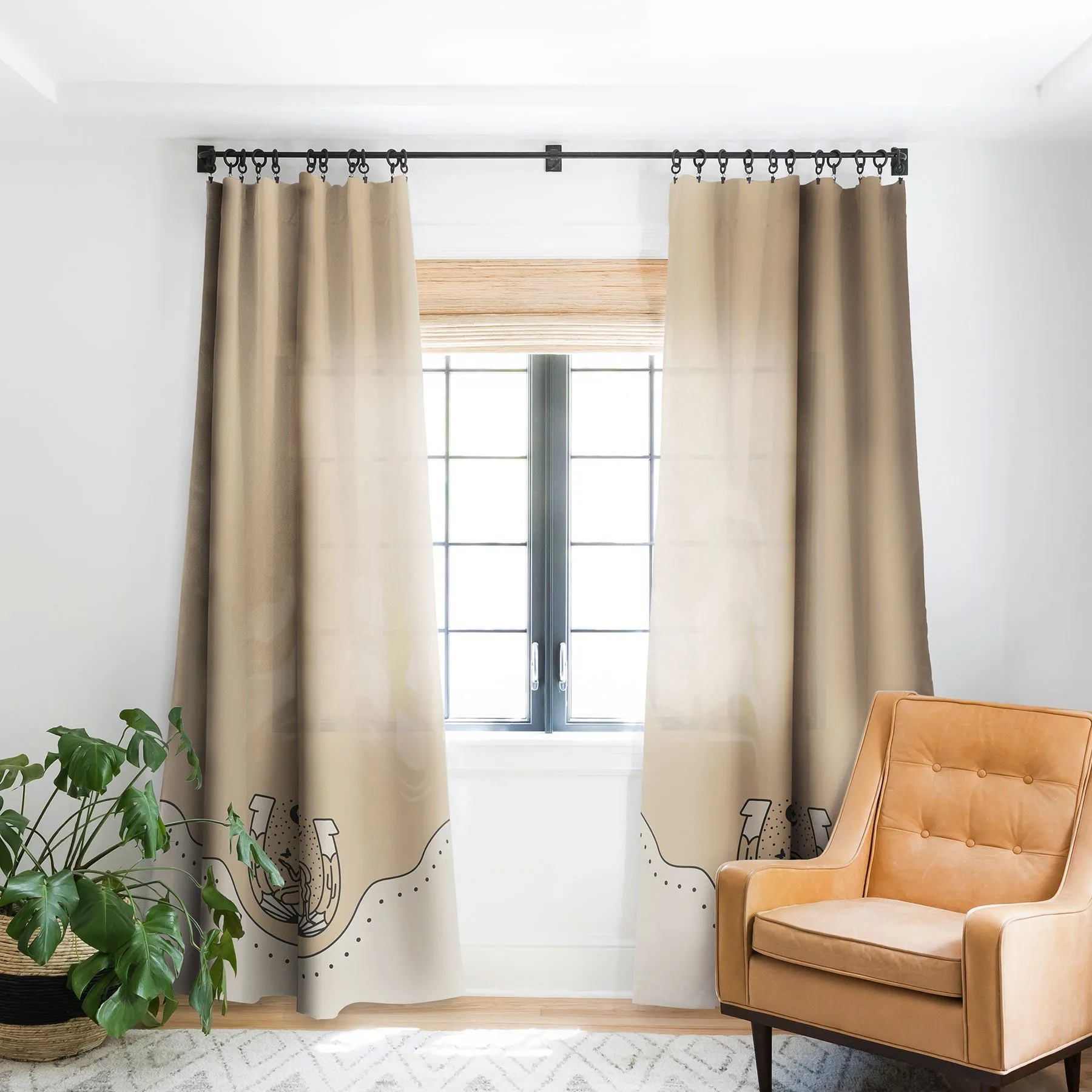 Good Fortune Gal Blackout Window Curtains (DS) DD