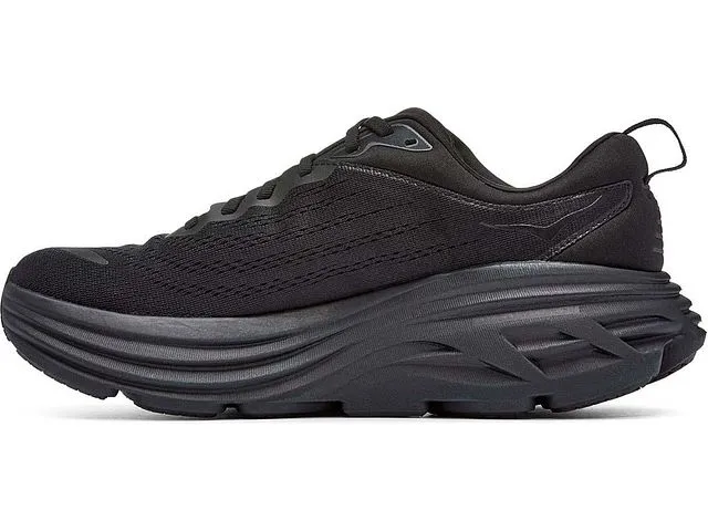 Hoka Bondi 8 Black Black EXTRA WIDE Men's