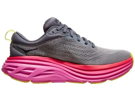 Hoka Bondi 8 Castlerock Strawberry Women's