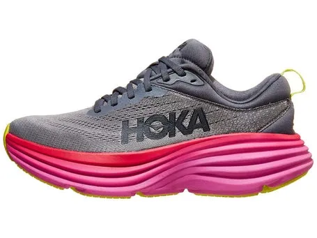 Hoka Bondi 8 Castlerock Strawberry Women's