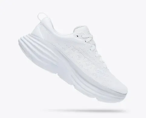 Hoka Bondi 8 White White Women's