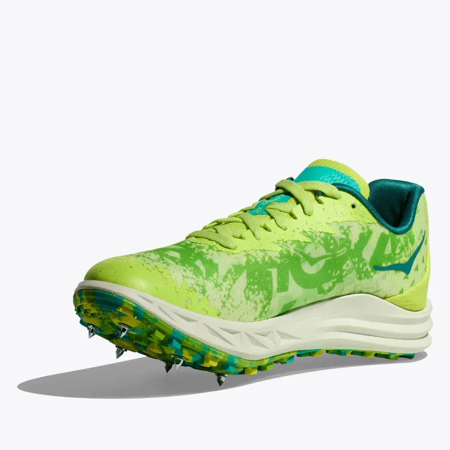 Hoka Crescendo XC Running Spikes Lettuce / Electric Lime