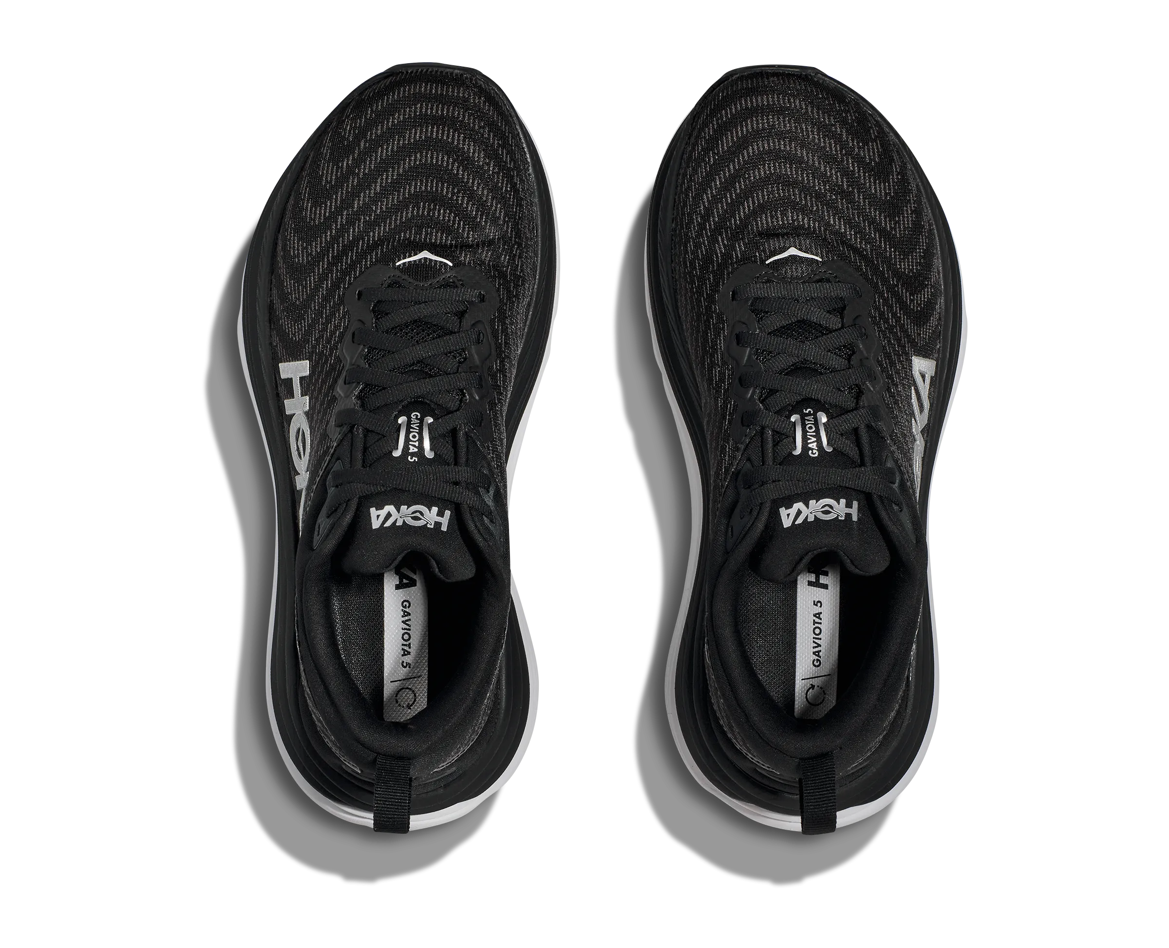 Hoka Gaviota 5 Black White Men's