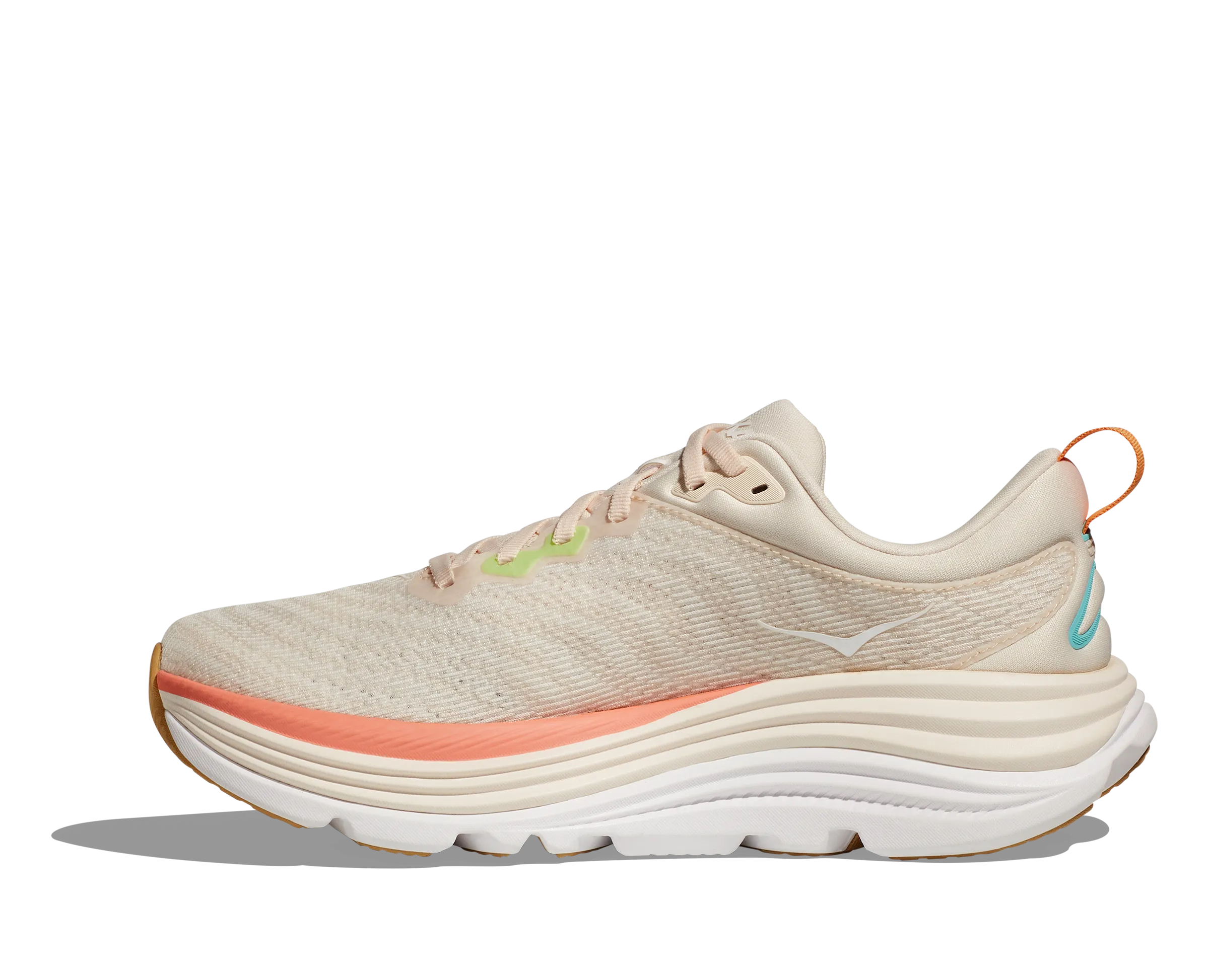 Hoka Gaviota 5 Vanilla Eggnog Wide Women's