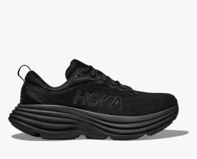 Hoka Men's Bondi 8 extra wide 4E, black