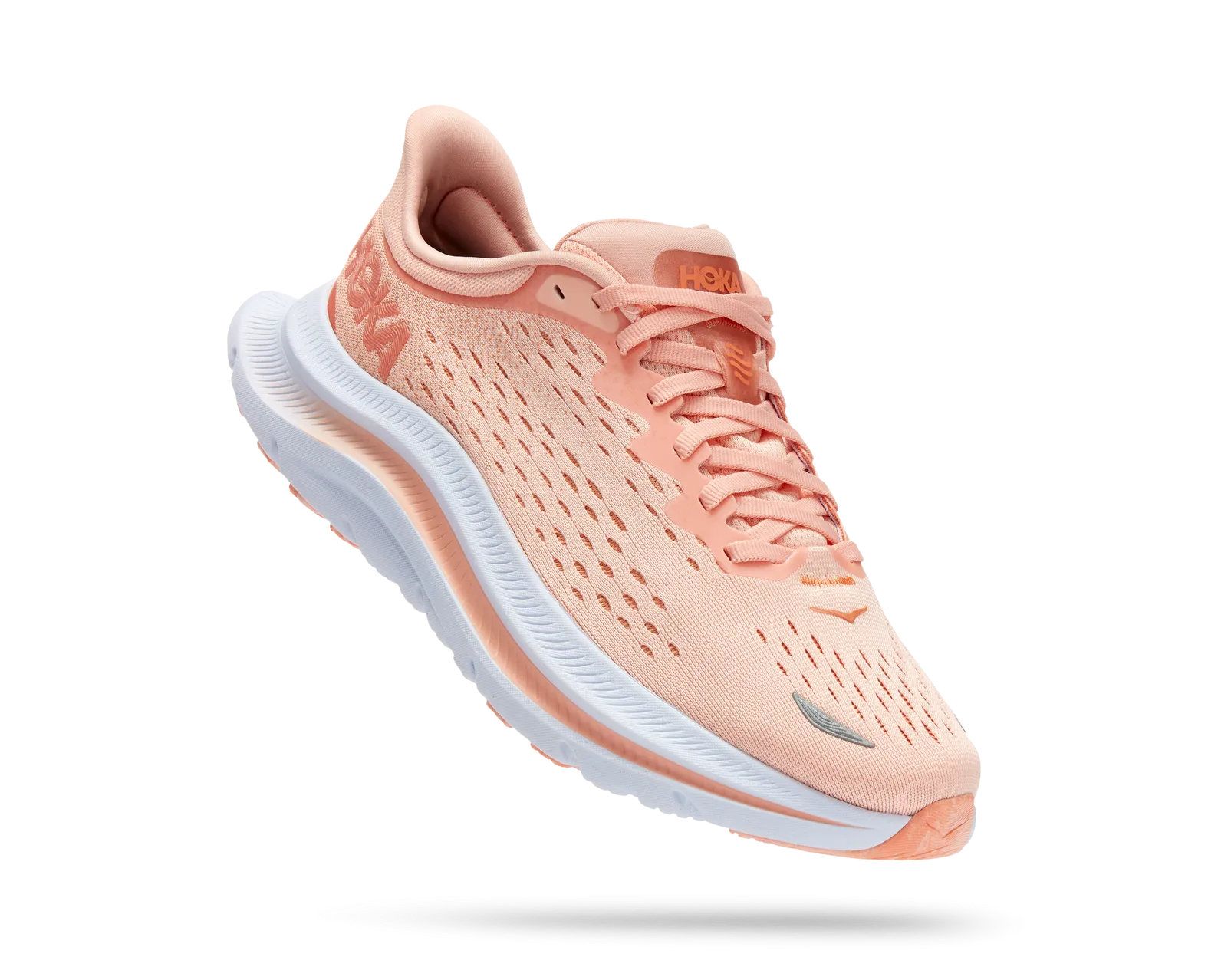 Hoka Women's Kawana, peach/ white