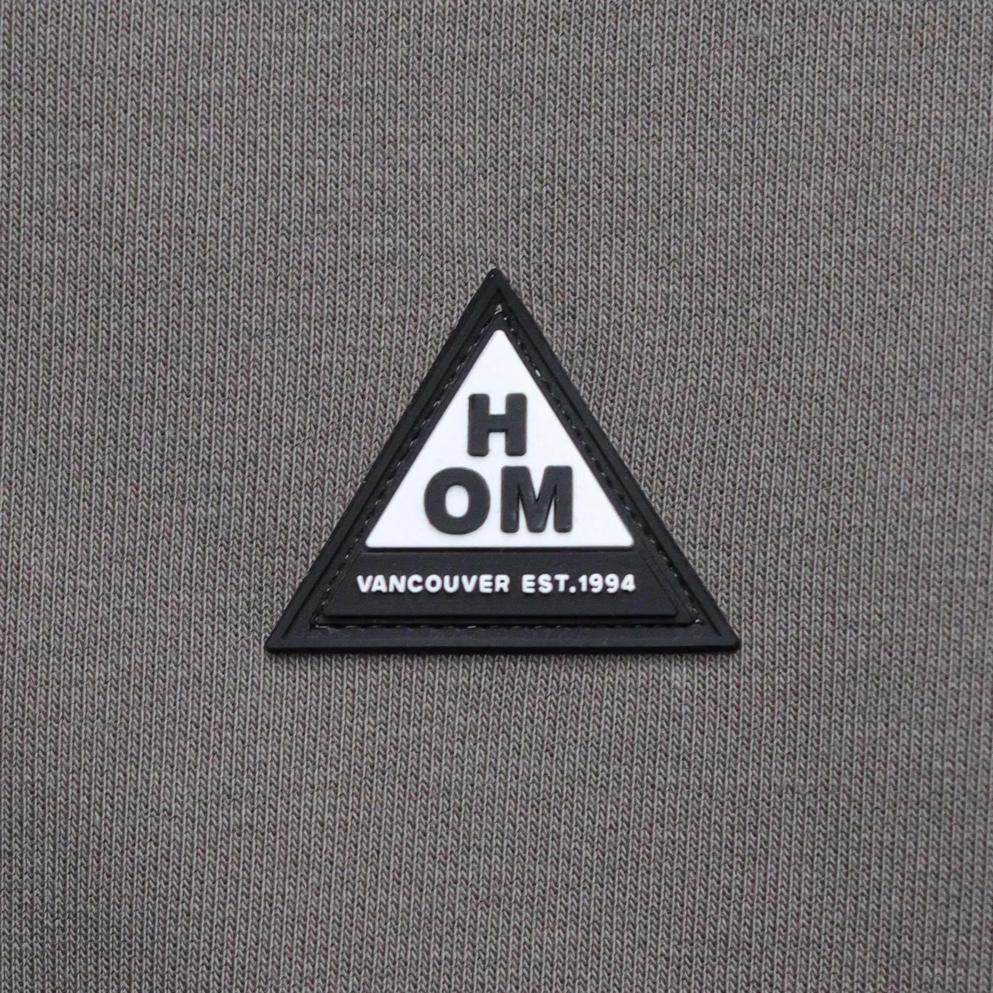 HOMME+ Triangle Patch Hoodie Dark Taupe