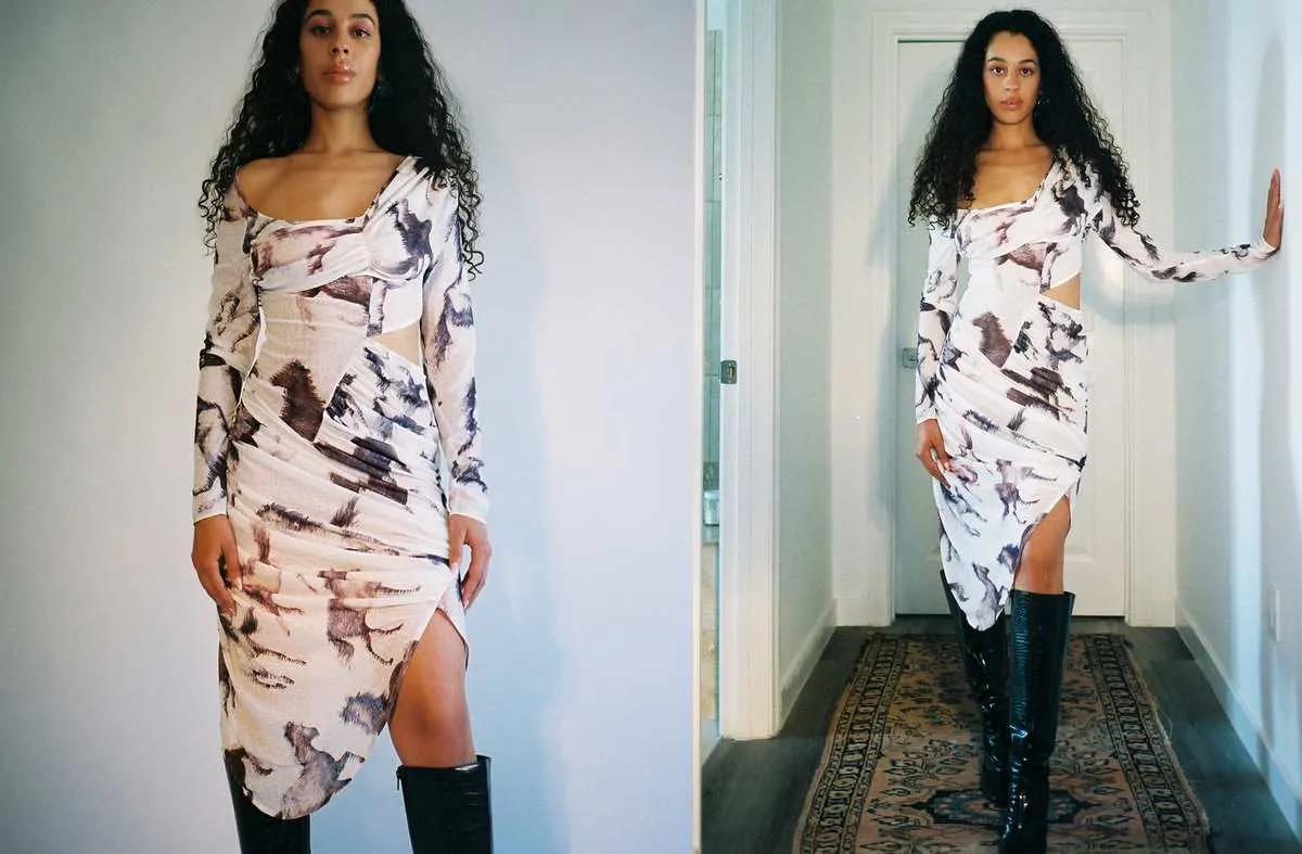 Horses Draped Dress