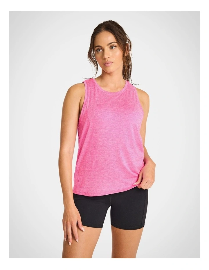 In Motion Active Tank in Neon