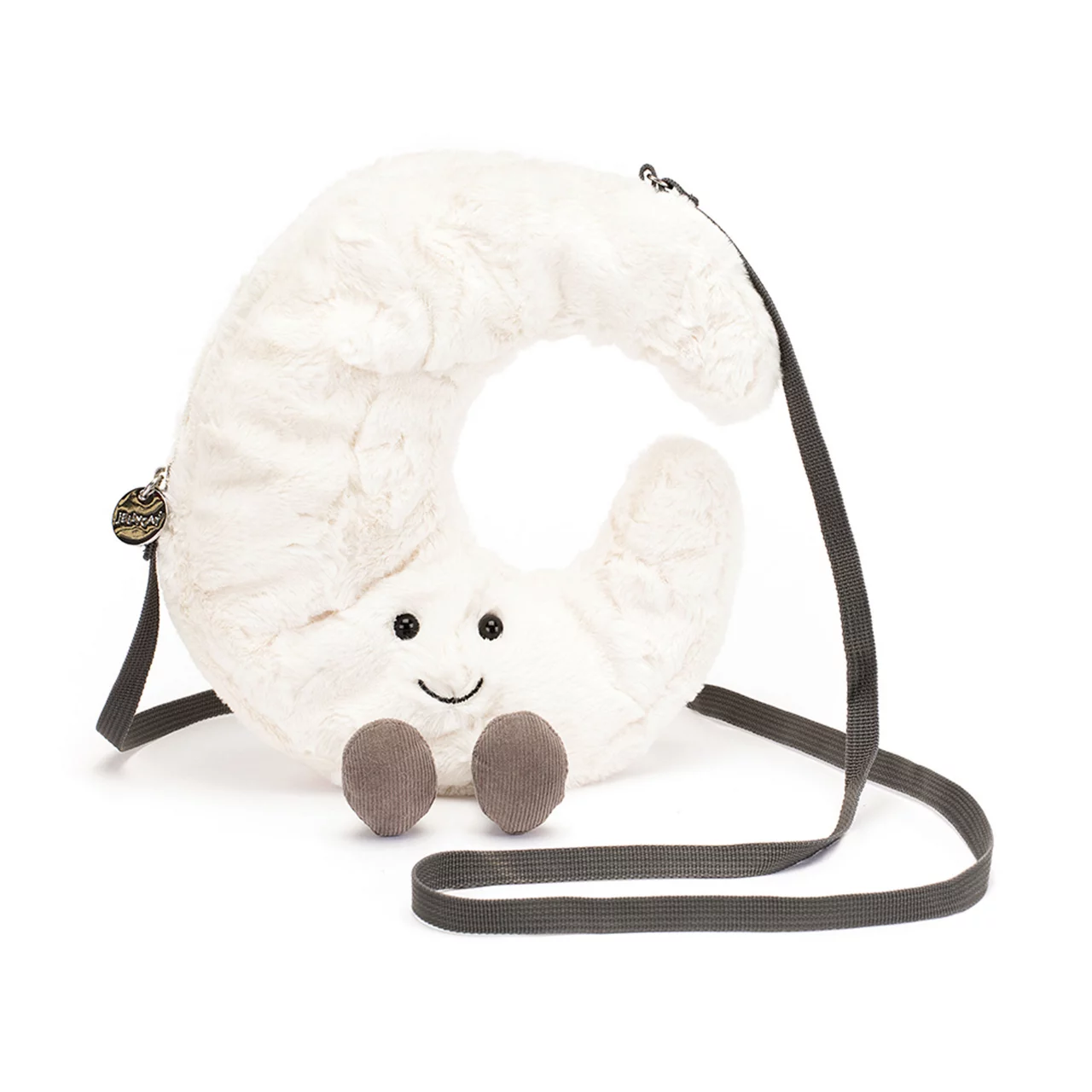 JELLYCAT Amuseable Moon Bag 27cm - White