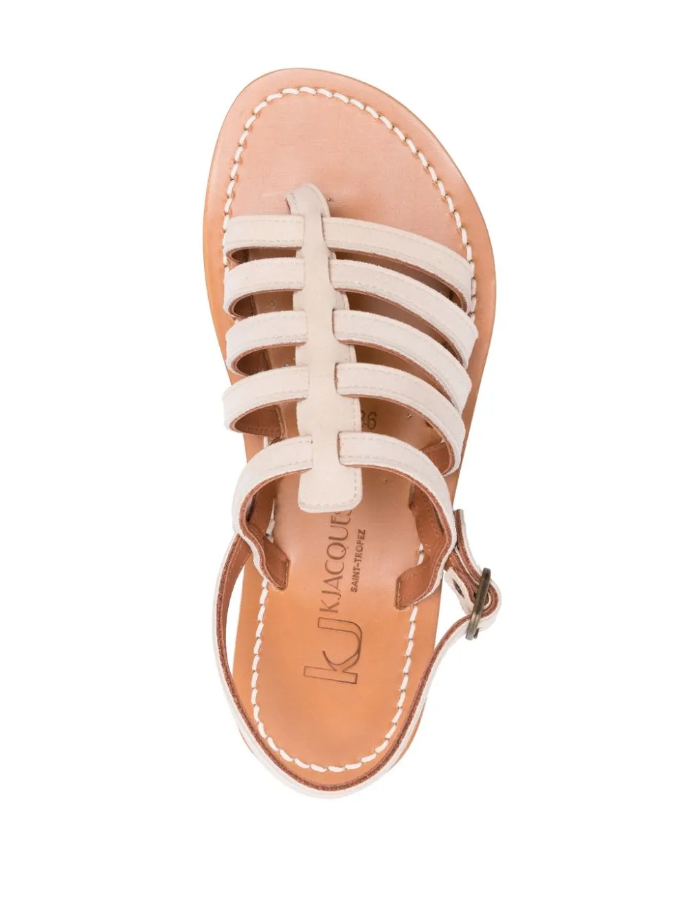 K Jacques St Tropez    K Jacques St Tropez Homere Leather Flat Sandals