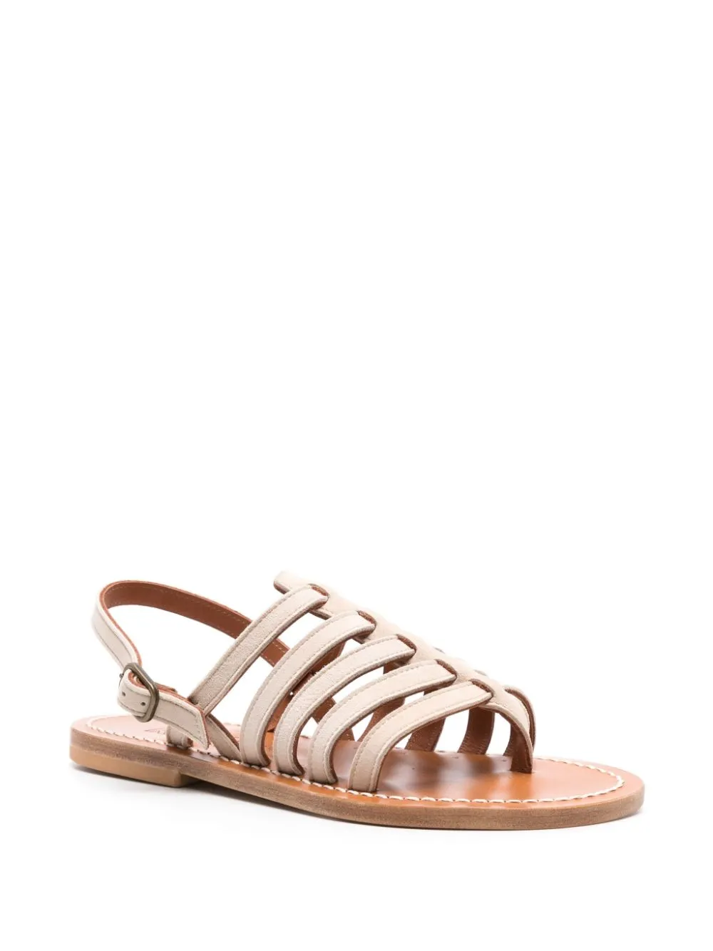 K Jacques St Tropez    K Jacques St Tropez Homere Leather Flat Sandals