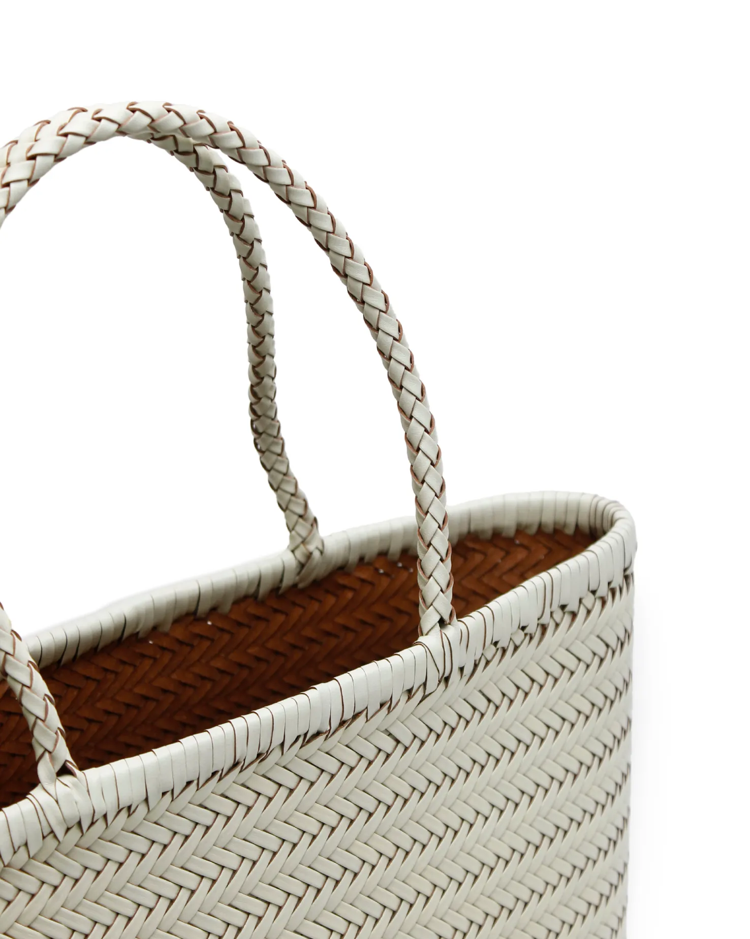  La Tribe      Amelia Woven Bag - Cream 