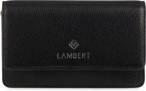 Lambert 2 In 1 Wallet Crossbody SLG Black Pebble