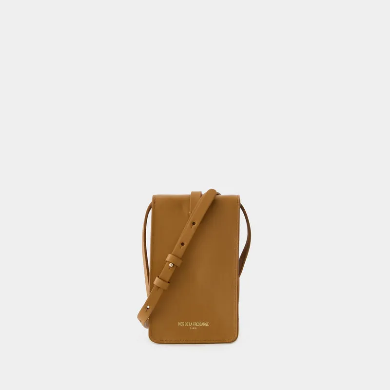 Leonore Crossbody - Ines De La Fressange - Leather - Camel