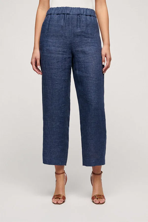 Luisa Spagnoli ALARI WIDE LINEN TROUSERS