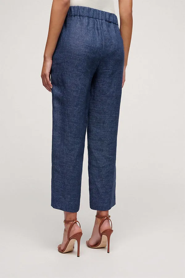 Luisa Spagnoli ALARI WIDE LINEN TROUSERS