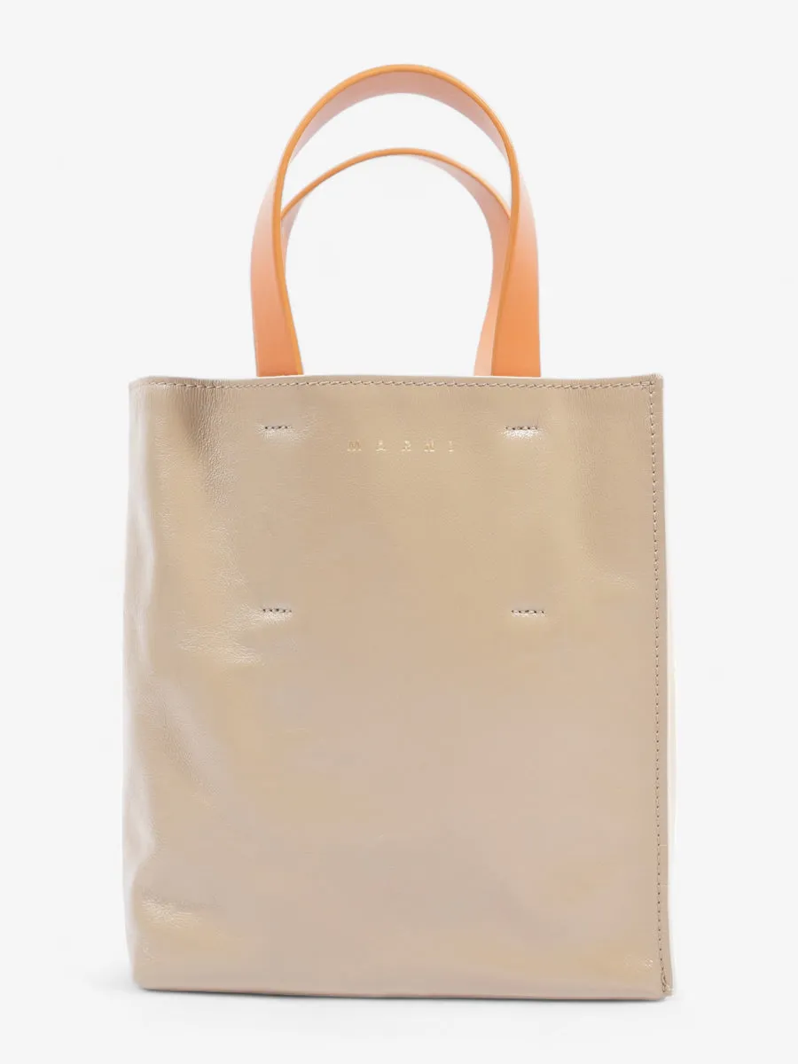 Marni Soft Mini Tote Nude / Beige Leather Mini