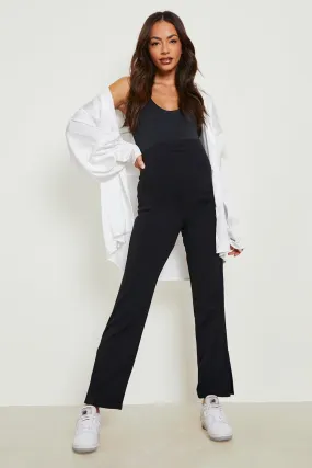 Maternity Tailored Split Leg Trousers