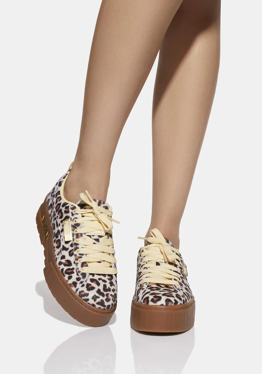 Mayze Leopard Platform Sneakers-