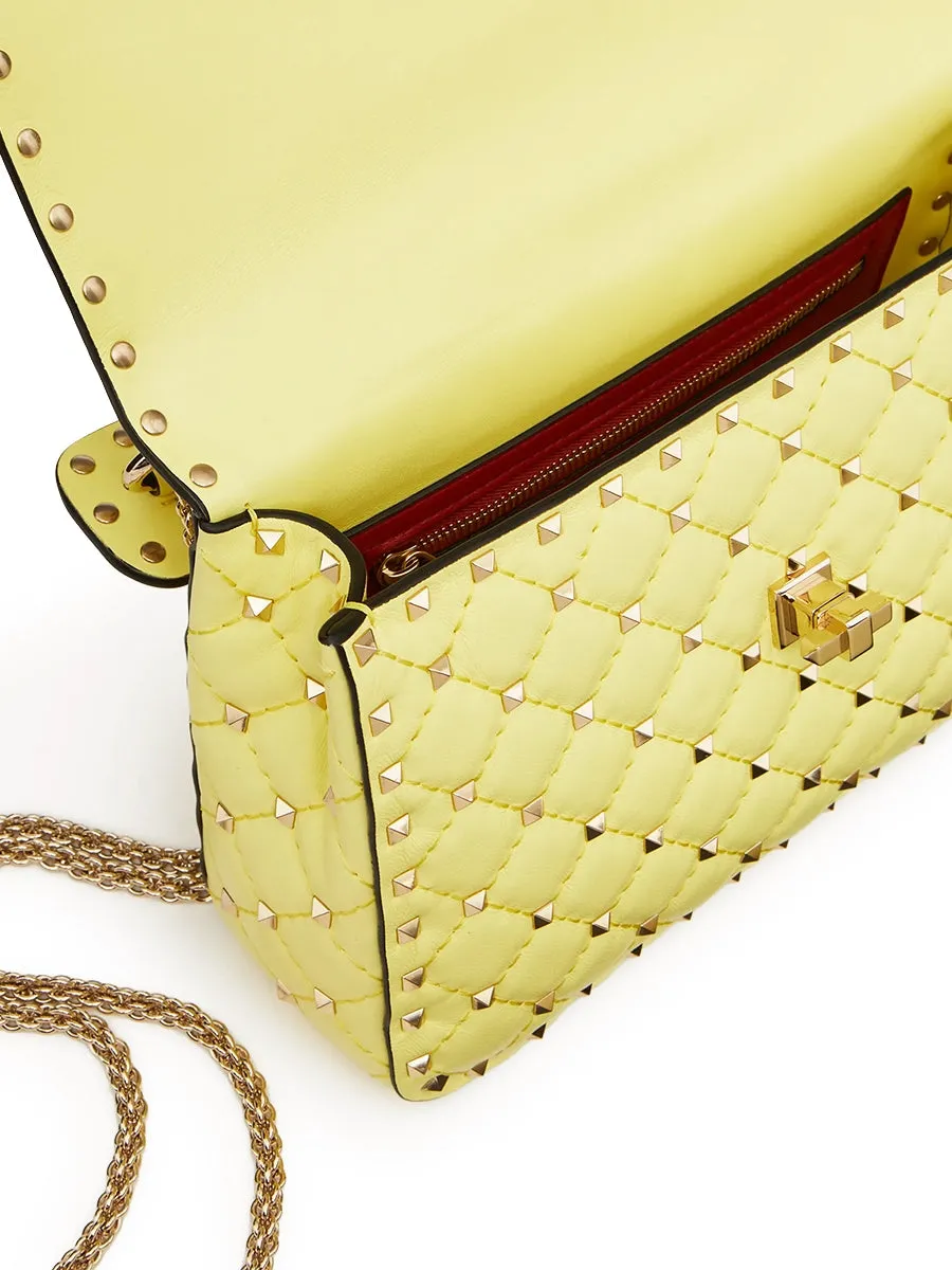 Medium Nappa Rockstud Spike Bag