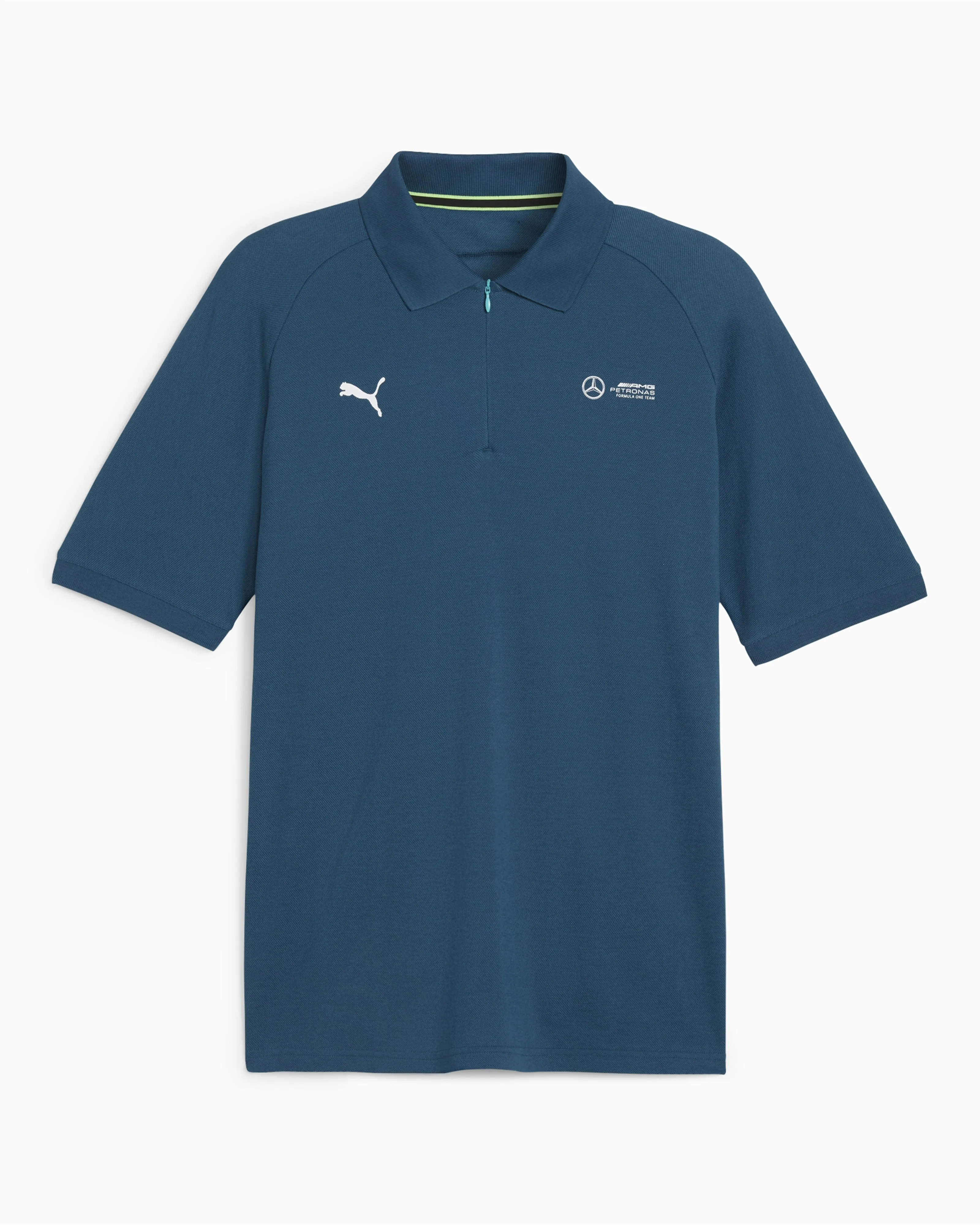 Mens Puma Pique Polo Blue