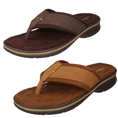 Mens Thomas Blunt Low Toepost Flip Flops Sandals A0R067