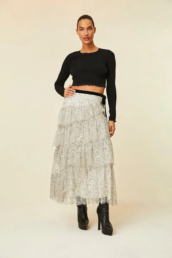 Merado Skirt - White Silhouette