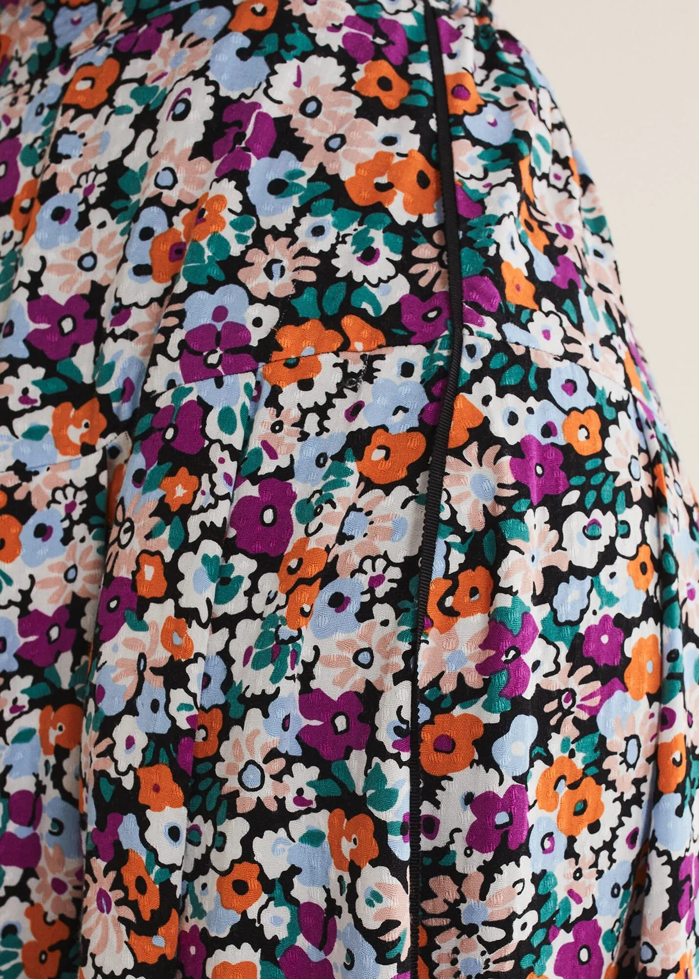 Mona Floral Tiered Skirt