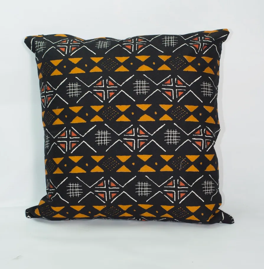 Mud Print Throw Pillow Cover