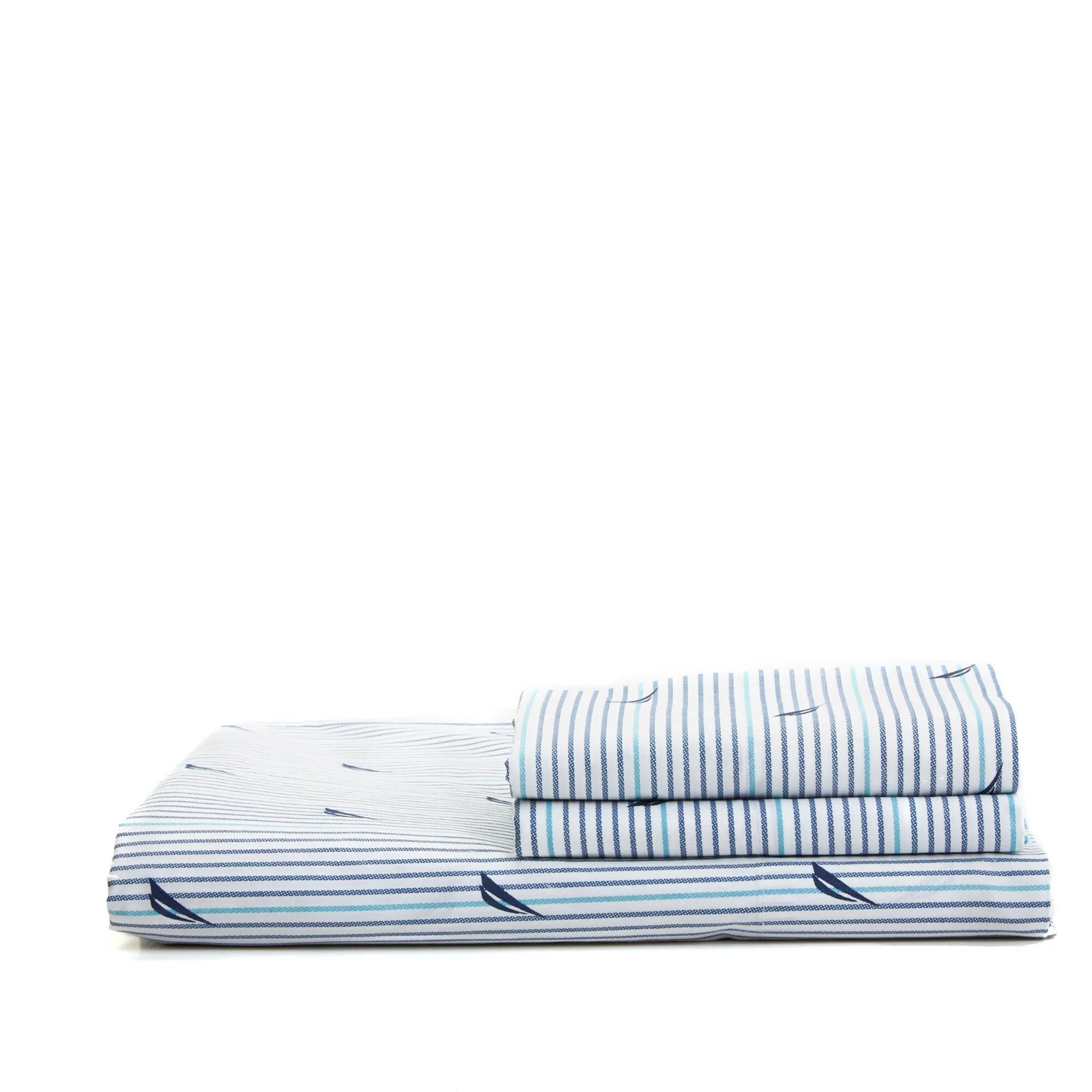 Nautica Audley  Queen Sheet Set Navy Navy