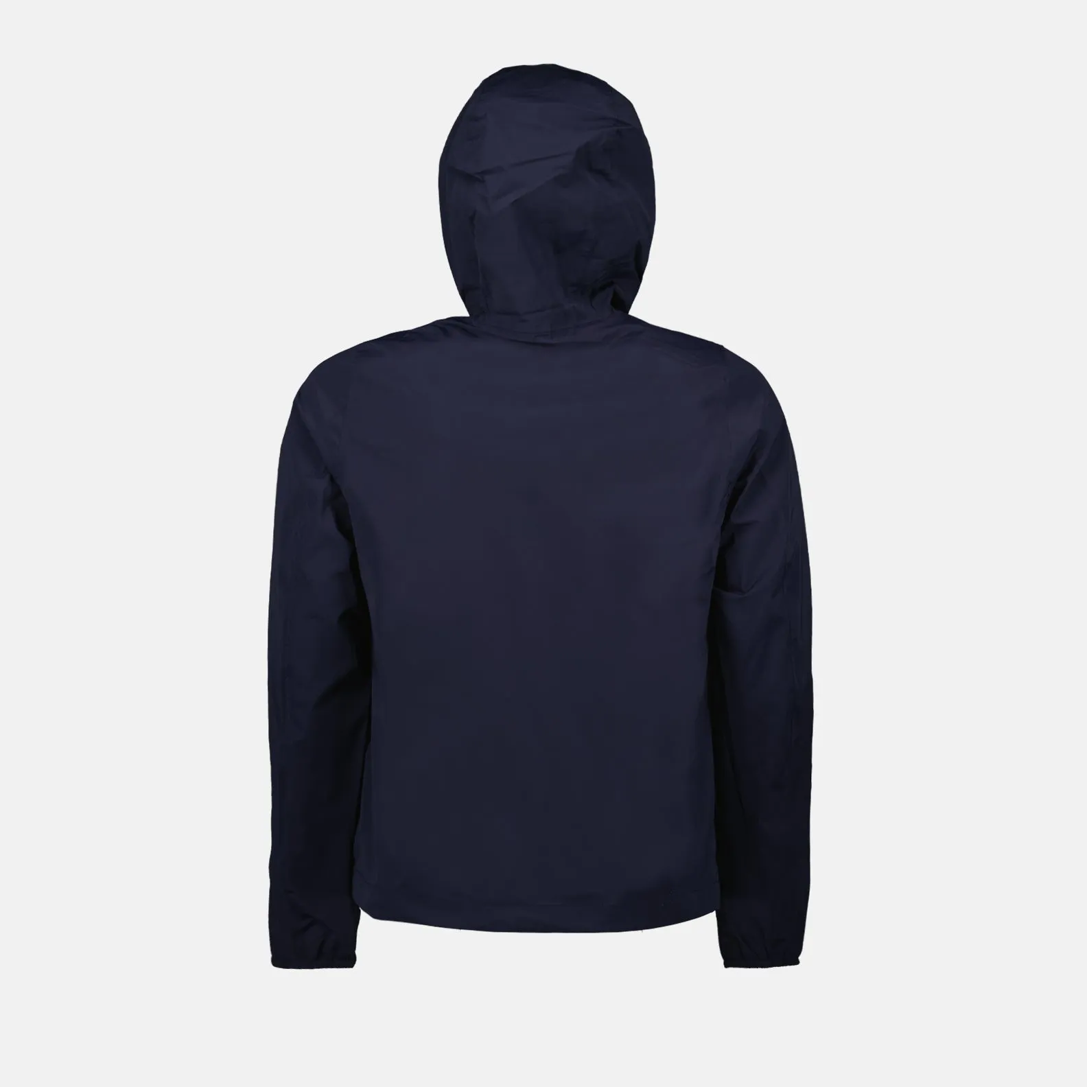 Navy Blue Nylon Stretch Windbreaker