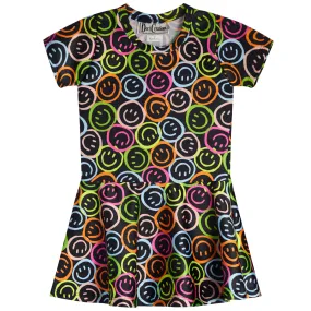 Neon Smiley Dress