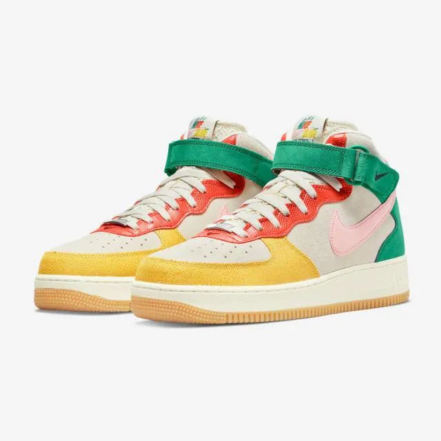 Nike Air Force 1 Mid (Vivid Sulfur Rush Orange/ Coconut ...