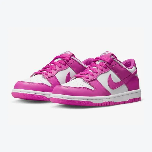 Nike Dunk Low GS (Active Fuchsia/ White/ Active Fuchsia)...