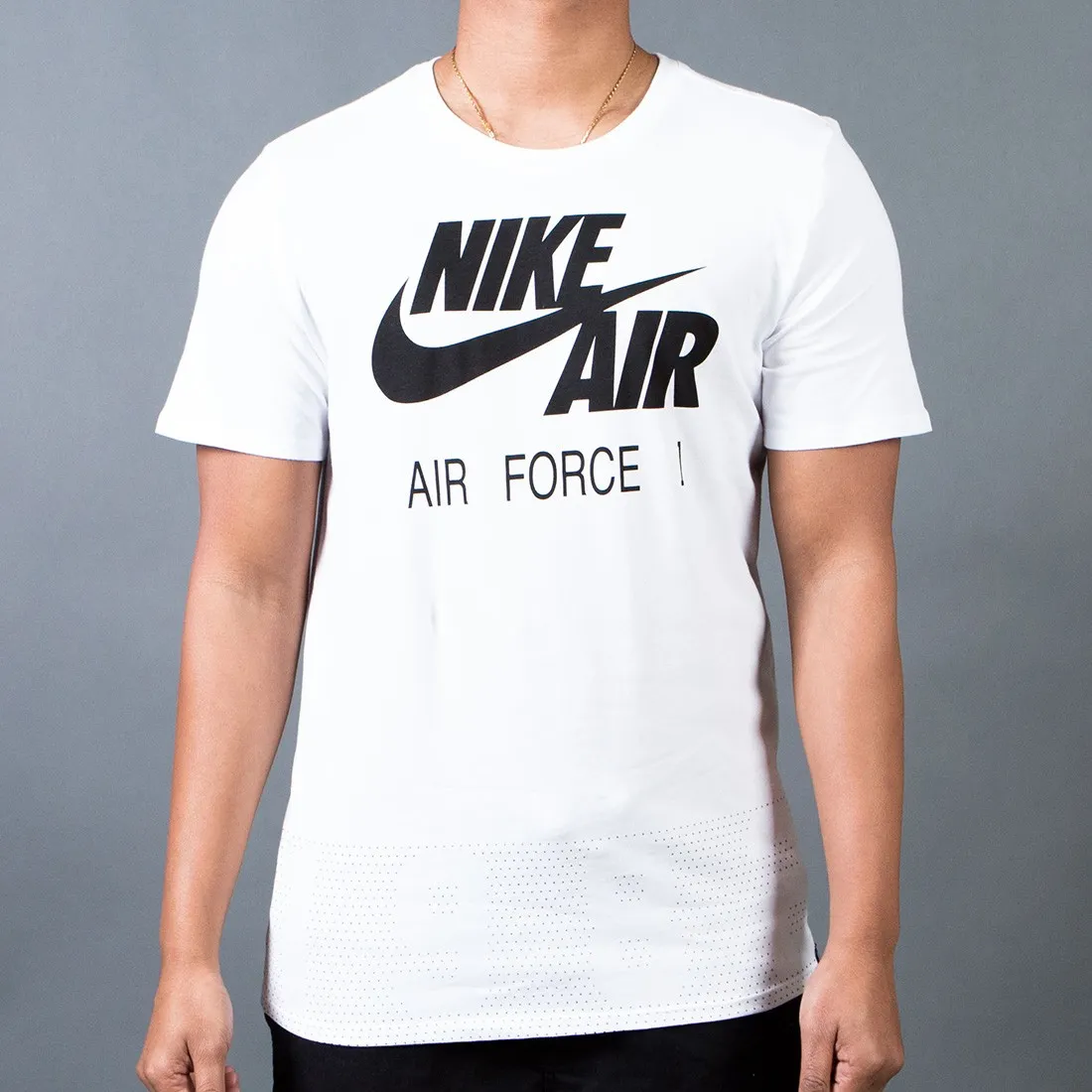 Nike Men Air Force 1 Since 1982 Tee (white / white / black)