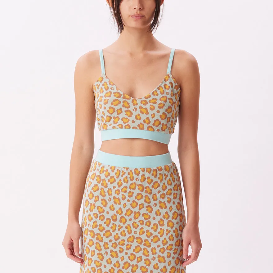 Obey Leopard Bra Tank