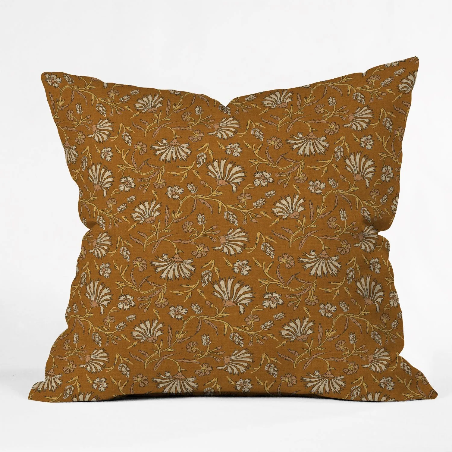 Ole Mustard Kalami Beach Indoor / Outdoor Throw Pillows (DS)