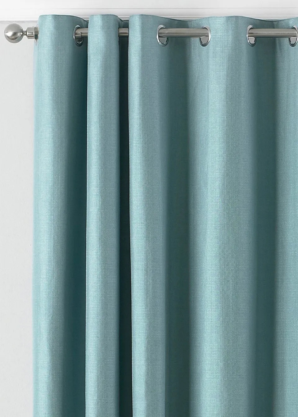 Paoletti Atlantic Twill Woven Eyelet Curtains