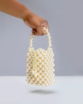 Pearl’s Nzazai Beaded  Round Bag